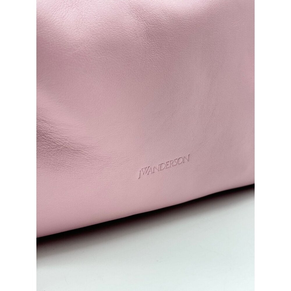 Jw Anderson Medium Leather Chain hobo bag - Pale Pink - Picture 5 of 16